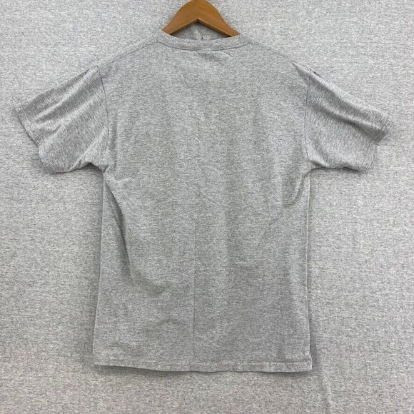 St Patricks Day Tshirt Mens Medium Gray Green Jerzees Tuxedo Tee Short Sleeve - Picture 3 of 8